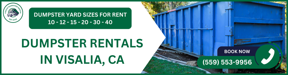 Visalia Dumpster Rental